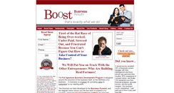 Desktop Screenshot of boostbusinessresults.com.au